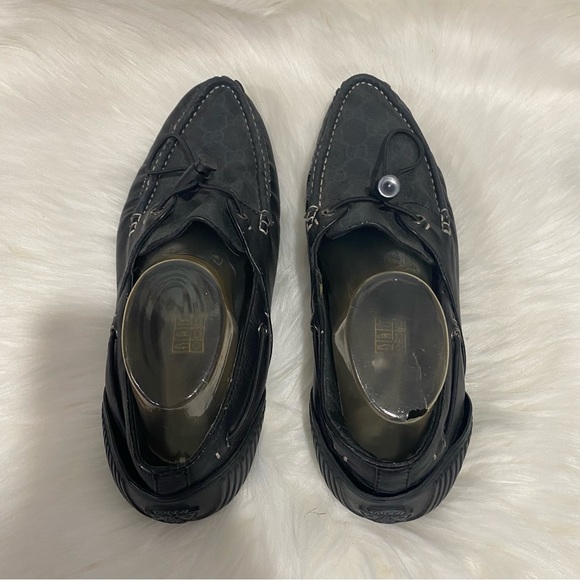 Gucci interlocking G unique style loafers size 44 or US 10.5 - Picture 4 of 12